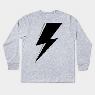 Black and white lighting bolt  - Eyesasdaggers Kids Long Sleeve T-Shirt